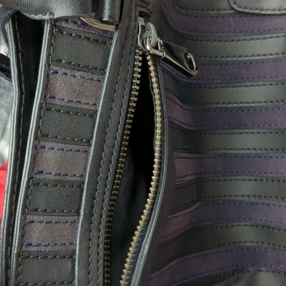 Rebecca minkoff black and purple satchel - Picture 14 of 15